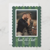 Chateau Stripe Foto Save-the-Date Save The Date (Vorderseite)