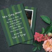 Chateau Stripe Foto Save-the-Date Save The Date
