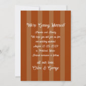 Chateau Stripe Foto Save-the-Date Save The Date (Rückseite)