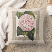 Chateau Style Vintag Rosa und Weiß Kamelien Kissen (Blanket)