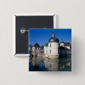 Chateau Tanlay, Tanlay, Burgund, Frankreich Button (Vorne & Hinten)