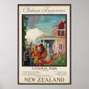 Chateau Tongariri New Zealand New Zealand Poster