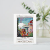 Chateau Tongaririro Nationalpark Neuseeland Poster Postkarte (Stehend Vorderseite)