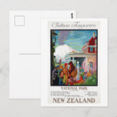 Chateau Tongaririro Nationalpark Neuseeland Poster Postkarte (Vorne/Hinten)