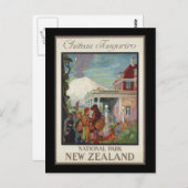 Chateau Tongariro Neuseeland Postkarte (Vorne/Hinten)
