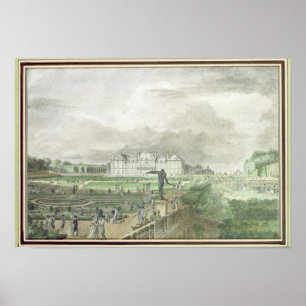 Chateau und Garten von Sceaux Poster