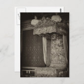 Château Versailles, ein königliches Schlafzimmer Postkarte (Vorne/Hinten)