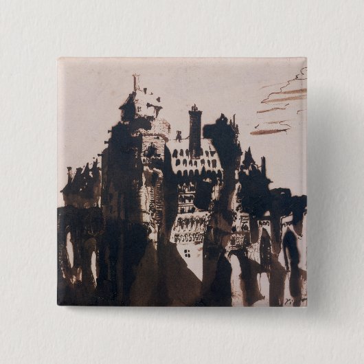 Chateau verstärkt durch zwei Brücken Button (Vorderseite)