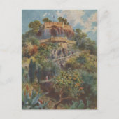 Chateau View Nice Frankreich Postkarte (Vorderseite)