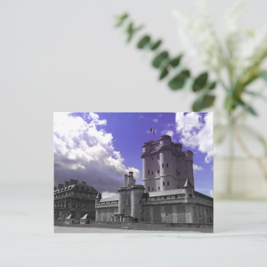 Chateau Vincennes, Paris Postkarte (Stehend Vorderseite)