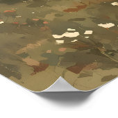 Chateaucore-Picknick-Gemälde französische Landscha Poster (Ecke)