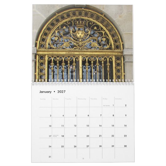 Chateaude Versailles Kalender (Jan 2027)