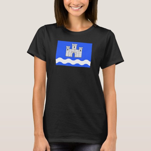Chateauneuf du Faou France Flag T-Shirt (Vorderseite)