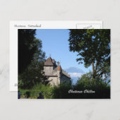 Chateaux Chillon Postkarte (Vorne/Hinten)