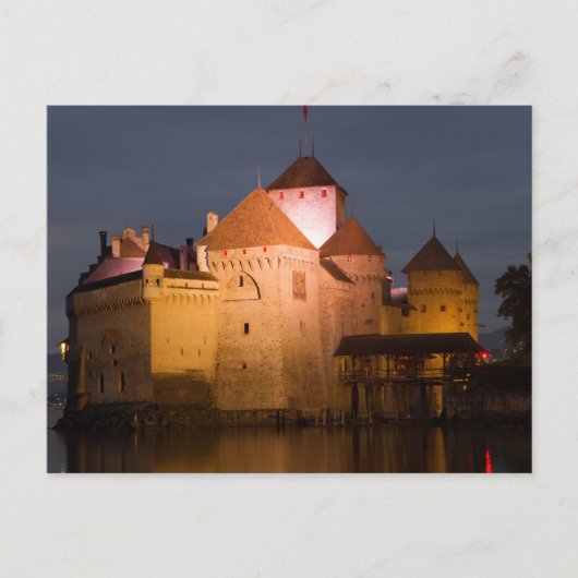 Chateaux Chillon, Schweiz Postcard Postkarte (Vorderseite)