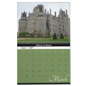Chateaux of the Loire 2022 Wall Calendar Kalender (Mär 2027)