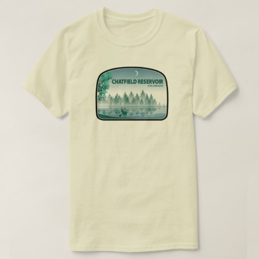Chatfield Reservoir Colorado Deer T-Shirt (Design vorne)