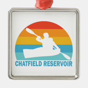 Chatfield Reservoir Colorado Kajak Ornament Aus Metall