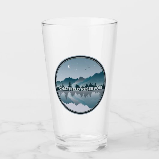 Chatfield Reservoir Colorado Reflektion Glas (Vorderseite)