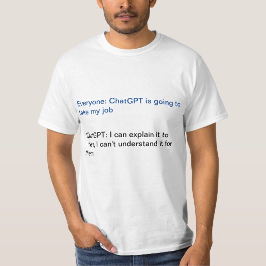 ChatGPT-Shirt T-Shirt (Vorderseite)