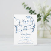 Chatham Bars in Cape Cod Wedding speichern das Dat Save The Date (Stehend Vorderseite)