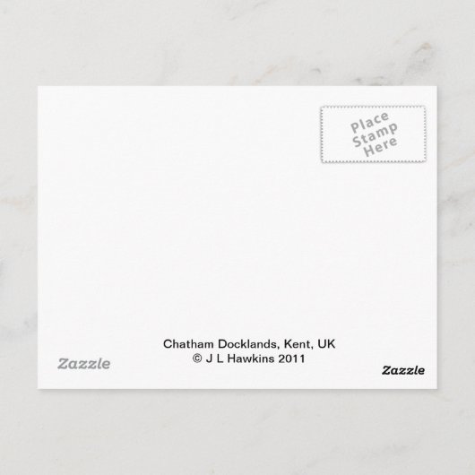 Chatham Docklands Postcard Postkarte (Rückseite)
