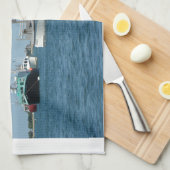 Chatham Harbour Boats Handtuch (Viertel Falte)