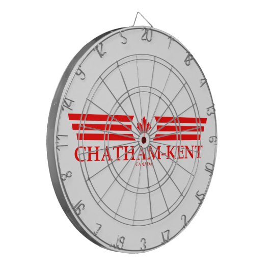 CHATHAM-KENT DARTSCHEIBE (Vorderseite Links)