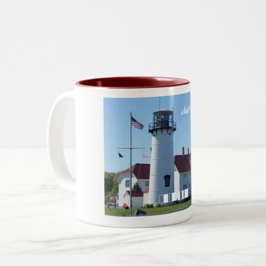 Chatham Leuchtturm Zweifarbige Tasse (Vorderseite Links)