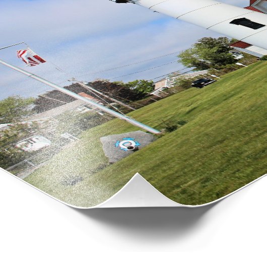 Chatham Lighthouse Cape Cod MA Foto Print (Ecke)