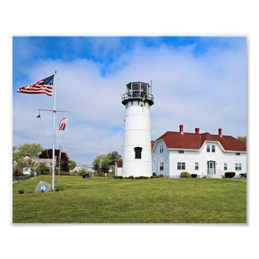 Chatham Lighthouse Cape Cod MA Foto Print (Vorne)