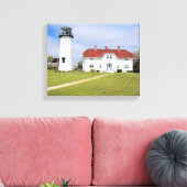 Chatham Lighthouse, Cape Cod, MA Wrapped Canvas Leinwanddruck (Insitu (Wohnzimmer))