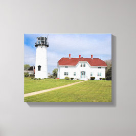 Chatham Lighthouse, Cape Cod, MA Wrapped Canvas Leinwanddruck