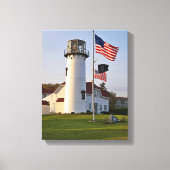Chatham Lighthouse, Cape Cod, MA Wrapped Canvas Leinwanddruck (Vorderseite)