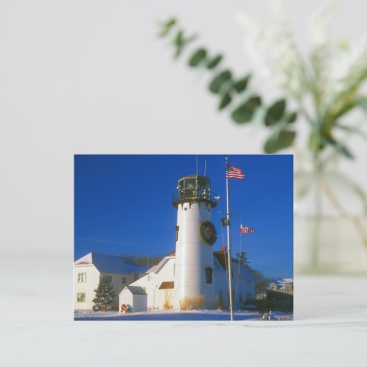 Chatham Lighthouse Cape Cod Postkarte (Stehend Vorderseite)