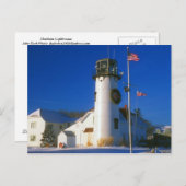 Chatham Lighthouse Cape Cod Postkarte (Vorne/Hinten)