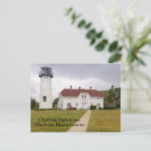 Chatham Lighthouse in Chatham Massachusetts Postkarte (Stehend Vorderseite)