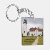 Chatham Lighthouse in Chatham Massachusetts Schlüsselanhänger (Vorderseite links)