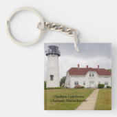Chatham Lighthouse in Chatham Massachusetts Schlüsselanhänger (Vorderseite)