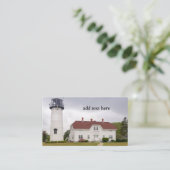Chatham Lighthouse in Chatham Massachusetts Visitenkarte (Stehend Vorderseite)