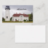 Chatham Lighthouse in Chatham Massachusetts Visitenkarte (Vorne/Hinten)
