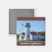 Chatham Lighthouse Magnet (Vorderseite/Rückseite)