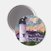 Chatham Lighthouse Marthas Vineyard Magnete Magnet (Vorderseite/Rückseite)