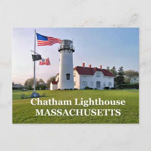 Chatham Lighthouse, Massachusetts Postcard Postkarte (Vorderseite)