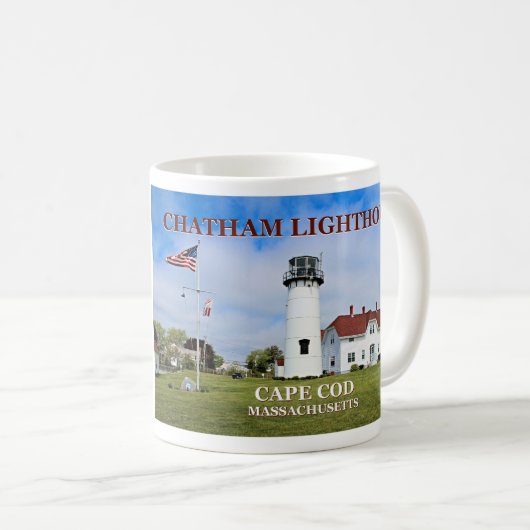 Chatham Lighthouse, Massachusetts Tasse (VorderseiteRechts)