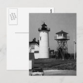 Chatham Lighthouse Postkarte (Vorne/Hinten)
