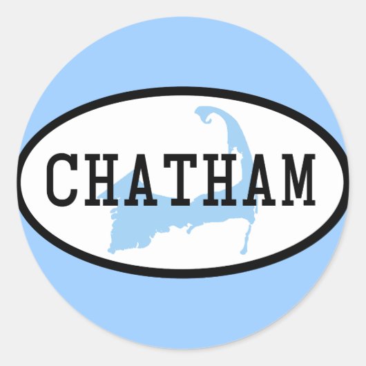 Chatham, MA Aufkleber (Vorderseite)
