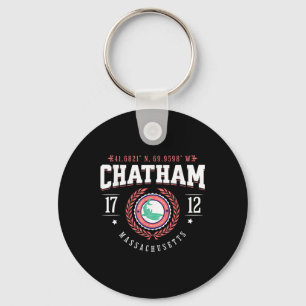 Chatham Ma Cape Cod Souvenir Beach Shark Nautical Schlüsselanhänger