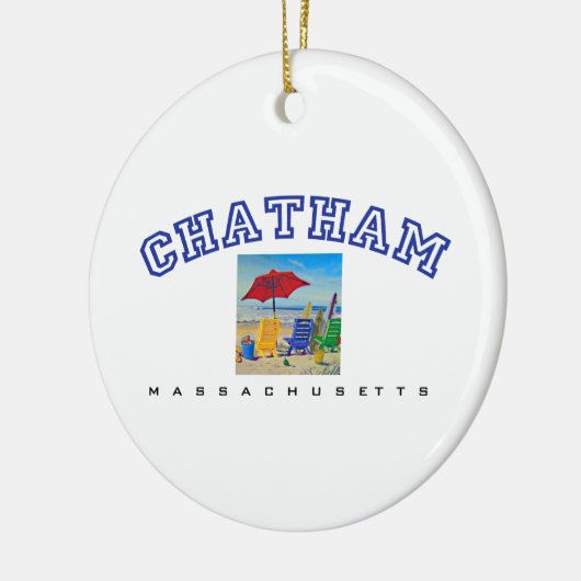 Chatham, MA - Strand Keramik Ornament (Links)