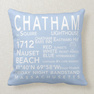 Chatham MA Wurf Kissen